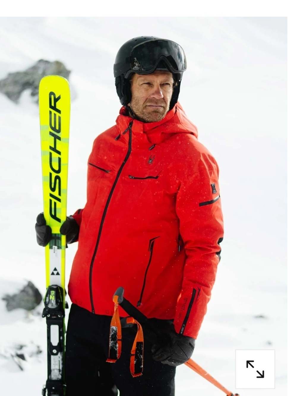 Spyder Monterosa Jacket-spyder Red